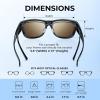 image:imageKastKing Chariton FitOver Polarized Wrap Around Over Sunglasses for Men and Women Ideal for Driving Fishing Cycling RunningB Black Frame  Smokeice Mirror