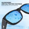 image:imageKastKing Chariton FitOver Polarized Wrap Around Over Sunglasses for Men and Women Ideal for Driving Fishing Cycling RunningB Black Frame  Smokeice Mirror