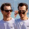 image:imageKastKing Chariton FitOver Polarized Wrap Around Over Sunglasses for Men and Women Ideal for Driving Fishing Cycling RunningC Matte Dark Frame  Brown Mirror