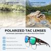image:imageKastKing Chariton FitOver Polarized Wrap Around Over Sunglasses for Men and Women Ideal for Driving Fishing Cycling RunningD Gloss Demi  Greenchartruesse Mirror