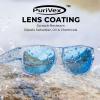 image:imageKastKing Chariton FitOver Polarized Wrap Around Over Sunglasses for Men and Women Ideal for Driving Fishing Cycling RunningF Gloss Tal Light Blue Frame  Ice Blue Mirror