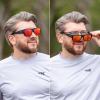 image:imageKastKing Chariton FitOver Polarized Wrap Around Over Sunglasses for Men and Women Ideal for Driving Fishing Cycling RunningI Matte Black Frame  Red Mirror