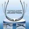 image:imageKastKing Chippewa Polarized Fishing Sunglasses UV400 Protection Full Wrap Frame Sports Cycling Sunglasses 10mm TAC LensesE Gloss Tal Light Gray  Silver Frame  Blue Ocean Mirror