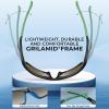 image:imageKastKing Chippewa Polarized Fishing Sunglasses UV400 Protection Full Wrap Frame Sports Cycling Sunglasses 10mm TAC LensesF Gloss Black Frame  Chartruesse Mirror