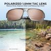 image:imageKastKing Chippewa Polarized Fishing Sunglasses UV400 Protection Full Wrap Frame Sports Cycling Sunglasses 10mm TAC LensesH Gloss Metalic Gun Frame  Coppersilver Mirror