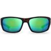 image:imageKastKing Ellijay Bifocal Polarized Sunglasses BiFocal x15 x20 x25 Magnifications Wrap Sport Reader SunglassesGloss Demi Frame  Brown  Chartreuse Mirror