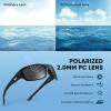 image:imageKastKing Ellijay Bifocal Polarized Sunglasses BiFocal x15 x20 x25 Magnifications Wrap Sport Reader SunglassesMatte Black Frame  Smoke Lens