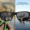 image:imageKastKing Ellijay Bifocal Polarized Sunglasses BiFocal x15 x20 x25 Magnifications Wrap Sport Reader SunglassesMatte Black Frame  Smoke Lens