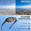 image:imageKastKing Estero Polarized SunglassesBiFocal x15x20x25 MagnificationsWrap Frame Sport Reader Sunglasses for MenampWomenBlackDemi Frame smoke Lens
