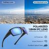 image:imageKastKing Estero Polarized SunglassesBiFocal x15x20x25 MagnificationsWrap Frame Sport Reader Sunglasses for MenampWomenMatte Black Frame smoke Lens blue Mirror