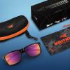image:imageKastKing FlatRock Polarized Sport Sunglasses for Men and Women Ideal for Driving Fishing Cycling Running UV ProtectionFrame Gloss Black Lens Smoke  Lavender Mirror