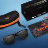 image:imageKastKing FlatRock Polarized Sport Sunglasses for Men and Women Ideal for Driving Fishing Cycling Running UV ProtectionFrame Gloss Black Lens Smoke