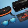image:imageKastKing FlatRock Polarized Sport Sunglasses for Men and Women Ideal for Driving Fishing Cycling Running UV ProtectionFrame Gloss Tal Gray Lens Smoke  Blue Ocean Mirror