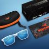 image:imageKastKing FlatRock Polarized Sport Sunglasses for Men and Women Ideal for Driving Fishing Cycling Running UV ProtectionFrame Gloss Tal Light Blue Lens Smoke  Ice Blue Mirror