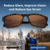 image:imageKastKing FlatRock Polarized Sport Sunglasses for Men and Women Ideal for Driving Fishing Cycling Running UV ProtectionFrame Matte Demi Lens Brown
