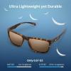image:imageKastKing FlatRock Polarized Sport Sunglasses for Men and Women Ideal for Driving Fishing Cycling Running UV ProtectionFrame Matte Demi Lens Brown