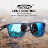 image:imageKastKing FlatRock Polarized Sport Sunglasses for Men and Women Ideal for Driving Fishing Cycling Running UV ProtectionFrame Smoke Crystal Lens Smoke  Blue Ocean Mirror
