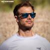 image:imageKastKing FlatRock Polarized Sport Sunglasses for Men and Women Ideal for Driving Fishing Cycling Running UV ProtectionFrame Smoke Crystal Lens Smoke  Blue Ocean Mirror