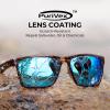 image:imageKastKing FlatRock Polarized Sport Sunglasses for Men and Women Ideal for Driving Fishing Cycling Running UV ProtectionFrame Tal Brown Lens Smoke  Blue Ocean Mirror