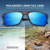 image:imageKastKing FlatRock Polarized Sport Sunglasses for Men and Women Ideal for Driving Fishing Cycling Running UV ProtectionFrame Tal Brown Lens Smoke  Blue Ocean Mirror