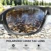 image:imageKastKing Hiwassee Polarized Sport Sunglasses for Men and Women Wrap Sunglasses for Fishing Cycling and RunningUV ProtectionFrame Gloss Metalic Gun  Lens Silver Mirror