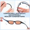 image:imageKastKing Hiwassee Polarized Sport Sunglasses for Men and Women Wrap Sunglasses for Fishing Cycling and RunningUV ProtectionFrame Matte Blackout  Lens Ice Mirror