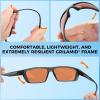 image:imageKastKing Huzzah Polarized Sport Sunglasses for Men and Women Ideal for Driving Fishing Cycling and RunningUV ProtectionFrame Gloss Metalic Gun Lens Copper  Silver Mirror