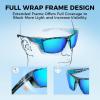 image:imageKastKing Huzzah Polarized Sport Sunglasses for Men and Women Ideal for Driving Fishing Cycling and RunningUV ProtectionFrame Gloss Navy Blue Demi Lens Smokeblue Ocean