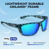 image:imageKastKing Huzzah Polarized Sport Sunglasses for Men and Women Ideal for Driving Fishing Cycling and RunningUV ProtectionFrame Gloss Navy Blue Demi Lens Smokeblue Ocean