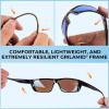 image:imageKastKing Huzzah Polarized Sport Sunglasses for Men and Women Ideal for Driving Fishing Cycling and RunningUV ProtectionFrame Gloss Tal Brown Lens Blue Ocean Mirror