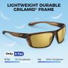 image:imageKastKing Huzzah Polarized Sport Sunglasses for Men and Women Ideal for Driving Fishing Cycling and RunningUV ProtectionFrame Gloss Tal Dark Olive Lens Green  Glod Mirror