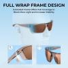 image:imageKastKing Huzzah Polarized Sport Sunglasses for Men and Women Ideal for Driving Fishing Cycling and RunningUV ProtectionFrame Gray Lens Brown Mirror