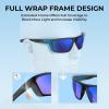 image:imageKastKing Huzzah Polarized Sport Sunglasses for Men and Women Ideal for Driving Fishing Cycling and RunningUV ProtectionFrame Matte Black Lens Amethyst Mirror