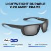 image:imageKastKing Huzzah Polarized Sport Sunglasses for Men and Women Ideal for Driving Fishing Cycling and RunningUV ProtectionFrame Matte Blackout Lens Smoke