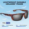 image:imageKastKing Huzzah Polarized Sport Sunglasses for Men and Women Ideal for Driving Fishing Cycling and RunningUV ProtectionFrame Matte Demi  Lens Smoke
