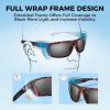 image:imageKastKing Huzzah Polarized Sport Sunglasses for Men and Women Ideal for Driving Fishing Cycling and RunningUV ProtectionFrame Matte Demi  Lens Smoke