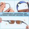 image:imageKastKing Huzzah Polarized Sport Sunglasses for Men and Women Ideal for Driving Fishing Cycling and RunningUV ProtectionFrame Matte Smoke Crystal Lens Blue Ocean Mirror