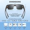 image:imageKastKing Molino FitOver Polarized SunglassesUV400 Protection Ultralight Wraparound Fishing Sports Sunglasses TAC LensesA Gloss Black Frame  Smoke