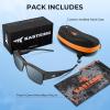 image:imageKastKing Molino FitOver Polarized SunglassesUV400 Protection Ultralight Wraparound Fishing Sports Sunglasses TAC LensesA Gloss Black Frame  Smoke