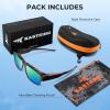 image:imageKastKing Molino FitOver Polarized SunglassesUV400 Protection Ultralight Wraparound Fishing Sports Sunglasses TAC LensesC Gloss Demi Frame  Chartruesse Mirror