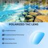 image:imageKastKing Molino FitOver Polarized SunglassesUV400 Protection Ultralight Wraparound Fishing Sports Sunglasses TAC LensesF Gloss Tal Light Blue Frame  Ice Blue Mirror