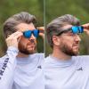 image:imageKastKing Molino FitOver Polarized SunglassesUV400 Protection Ultralight Wraparound Fishing Sports Sunglasses TAC LensesG Gloss Tal Light Gray Frame  Blue White Mirror