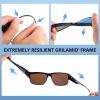 image:imageKastKing Molino FitOver Polarized SunglassesUV400 Protection Ultralight Wraparound Fishing Sports Sunglasses TAC LensesG Gloss Tal Light Gray Frame  Blue White Mirror