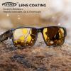 image:imageKastKing Molino FitOver Polarized SunglassesUV400 Protection Ultralight Wraparound Fishing Sports Sunglasses TAC LensesH Gloss Tal Dark Olive  Gold Mirror
