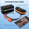 image:imageKastKing Molino FitOver Polarized SunglassesUV400 Protection Ultralight Wraparound Fishing Sports Sunglasses TAC LensesI Matte Black Frame  Red Mirror