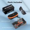 image:imageKastKing Pecos Bifocal Polarized Sunglasses BiFocal x15 x20 x25 Magnifications Sport Reader Sunglasses UV ProtectionGloss Black Frame  Smoke Lens