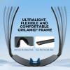 image:imageKastKing Tarkio Polarized Fishing Sunglasses Large Single PC Lenses Rimless Wrap Design UV400 Protection Sports SunglassesA Matte Black  Smoke Frame  Granite Mirror