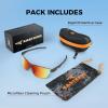 image:imageKastKing Tarkio Polarized Fishing Sunglasses Large Single PC Lenses Rimless Wrap Design UV400 Protection Sports SunglassesF Matte Smoke Crystal Frame  Burgundy Mirror
