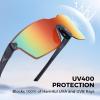 image:imageKastKing Tarkio Polarized Fishing Sunglasses Large Single PC Lenses Rimless Wrap Design UV400 Protection Sports SunglassesF Matte Smoke Crystal Frame  Burgundy Mirror