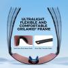 image:imageKastKing Tarkio Polarized Fishing Sunglasses Large Single PC Lenses Rimless Wrap Design UV400 Protection Sports SunglassesF Matte Smoke Crystal Frame  Burgundy Mirror
